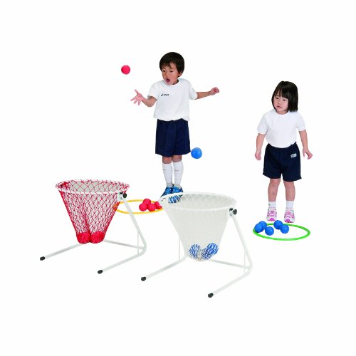 低床型玉入れカゴ紅白 ETE082