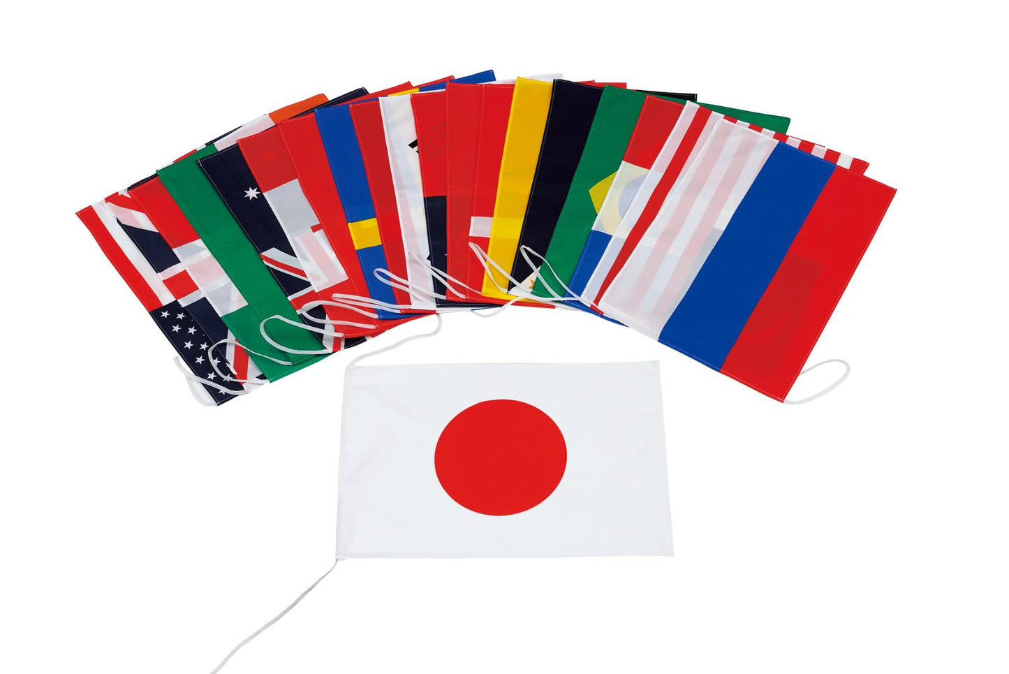 テトロン万国旗20M(連結済) B2502