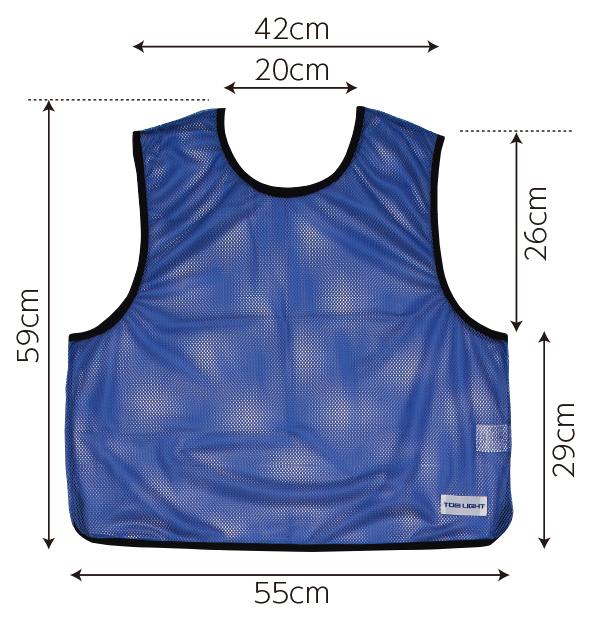 メッシュベスト無地 B3084