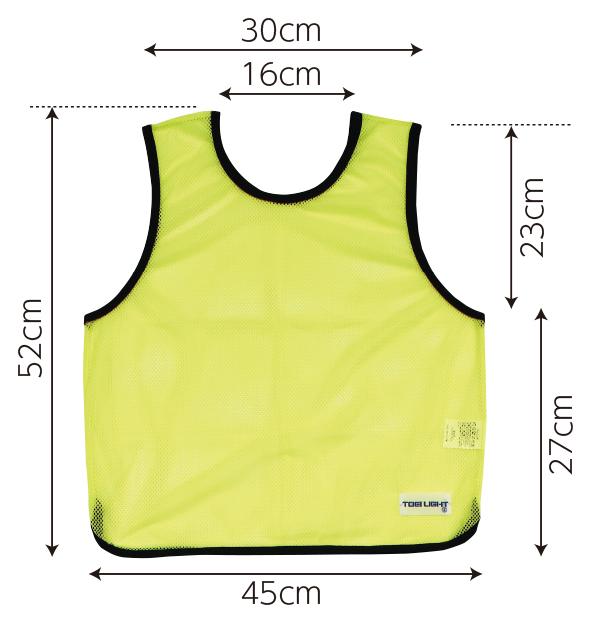 メッシュベストJr無地 B3595