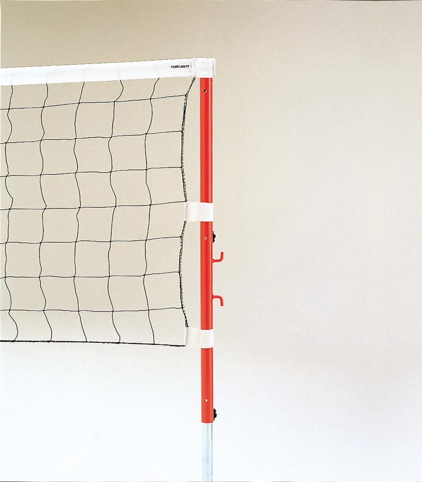 ソフトバレーボールネット 黒 440T/18本 B6945