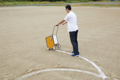 木製ライン引(前輪小タイヤ仕様)
