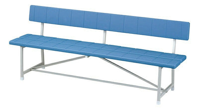 高密度ポリエチレンベンチ背付W1800