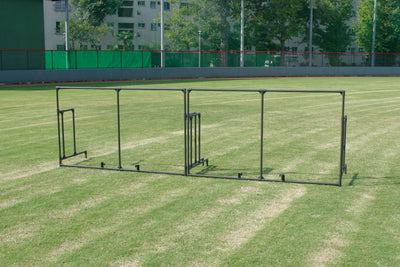 簡易式外野フェンス枠(杭2本付)