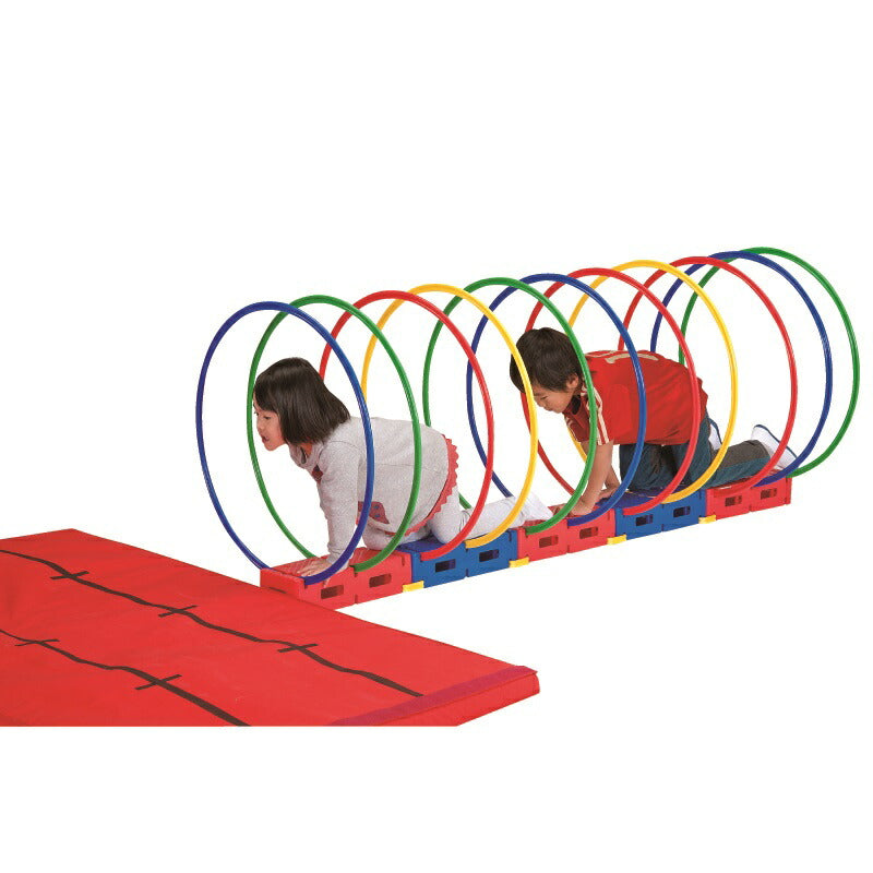トンネル バランス 運動 遊び セット 約5kg/組 ETE130