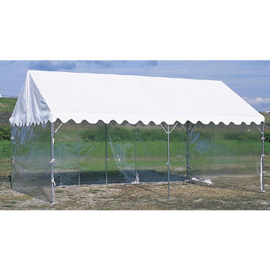 ササットテント用透明三方幕 3.6m×5.4m用 S-0548