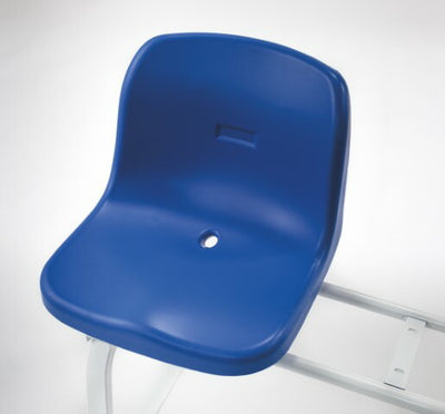 ベンチ ブローチェア4連 青 S-0860