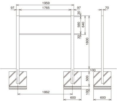 野球スコアボード 埋込式 S-0905