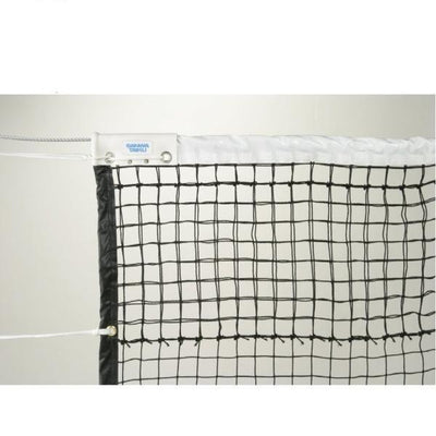 硬式用テニスネット 緑 上段W 440T/44 スチールワイヤー S-2333