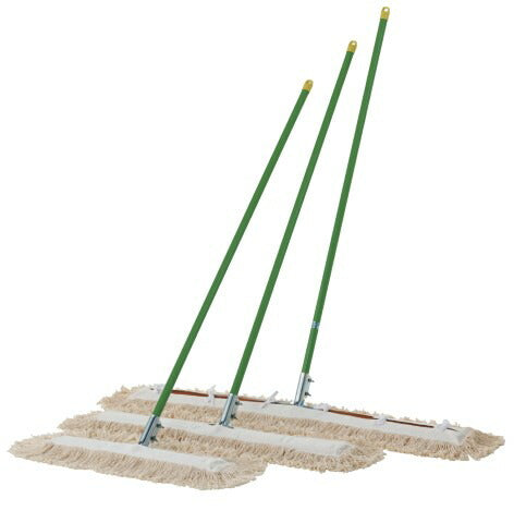 体育館モップ 白 幅120cm S-3916