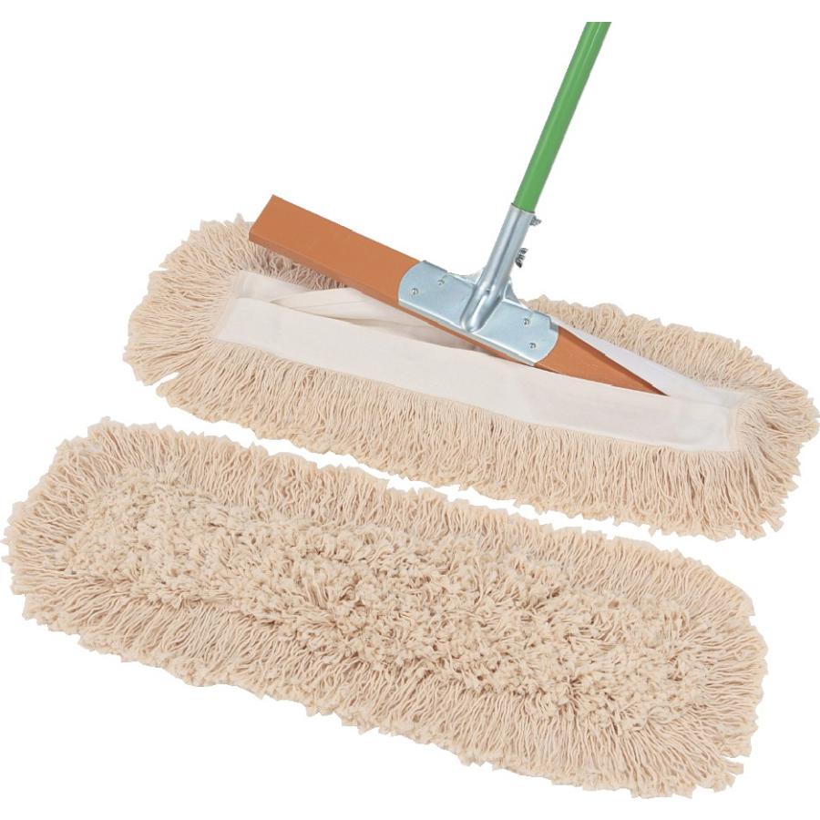 モップスペア 白 幅 90cm マジックテープ止式 S-3931