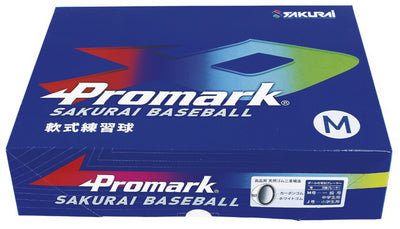 軟式練習球 M号 一般・中学生用 12球入リ S-4019