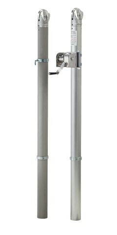 テニス支柱 アルミ ステンレス製巻器 S-4871