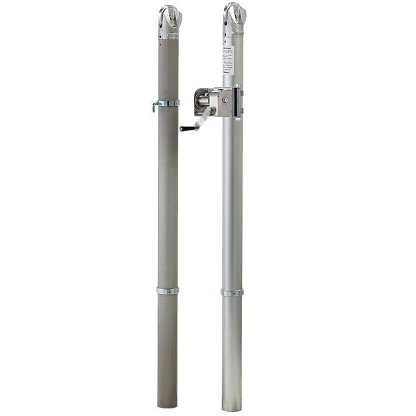 テニス支柱 アルミ スチール製巻器 S-4872