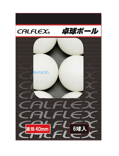 卓球ボール 6球入 ホワイト S-5335