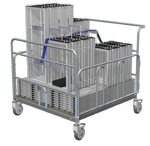 観覧席収納キャリー2段5連用 S-7012