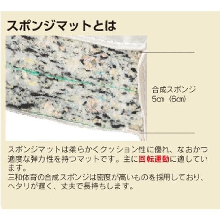 抗菌合成スポンジマット ノンスリップタイプ 9号 120×300×5 S-9662