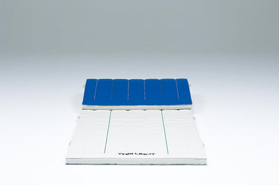 ミラスポンジマット 6cm厚 9号帆布 抗菌 防臭 すべり止め付 120×300×6cm T1252