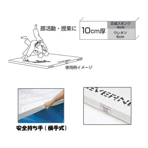 抗菌柔道用投込200×200×10 EKM511