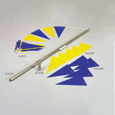 背泳フライング告知兼用ポール B2237