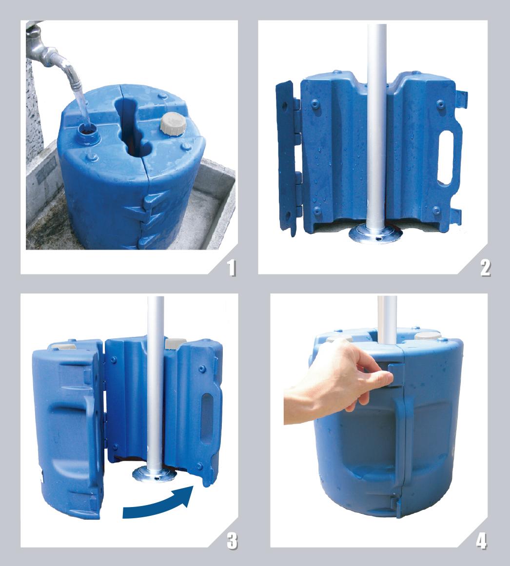 テントウエイト10 水専用、注水式 B3654