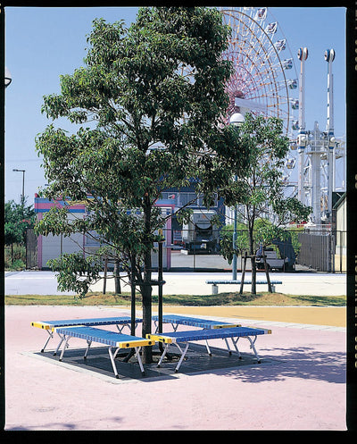 折りたたみ ホームベンチ１２５０(ブルー)