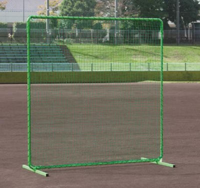防球 ネット H 2X2 幅200×奥行90×高さ203cm 緑 グリーン スチール 日本製 EKC165
