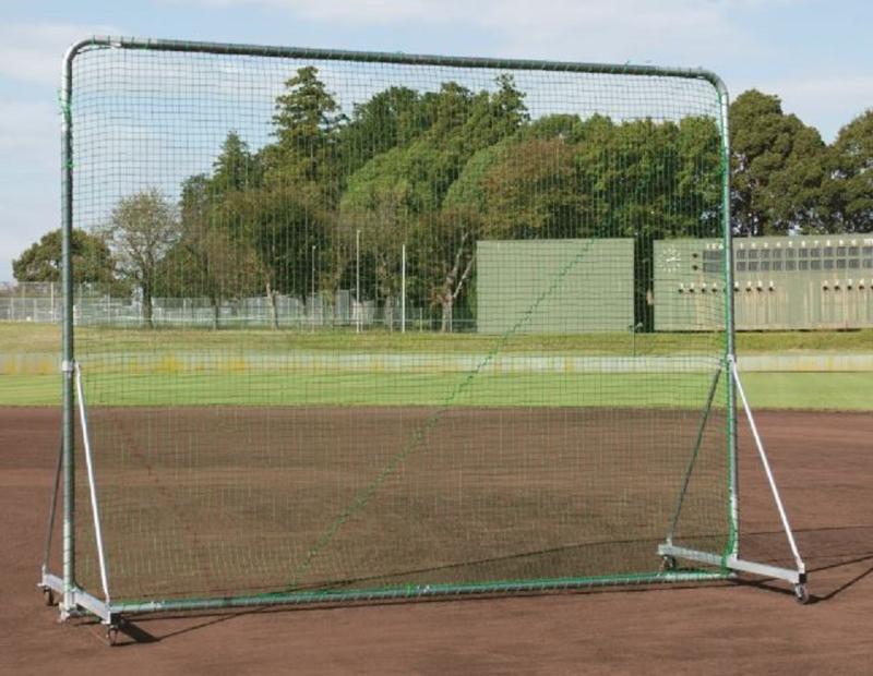 防球 ネット DX 3X3C 幅300×奥行150×高さ305cm 緑 グリーン スチール 日本製 EKC172