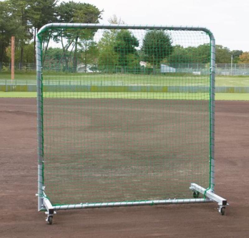 防球 ネット DX 2×2CS 幅200×奥行100×高さ205cm 緑 グリーン スチール 日本製 EKC206