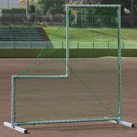 ピッチャー ネット DXS 幅200×奥行100×高さ205cm 緑 グリーン スチール 日本製 EKC211