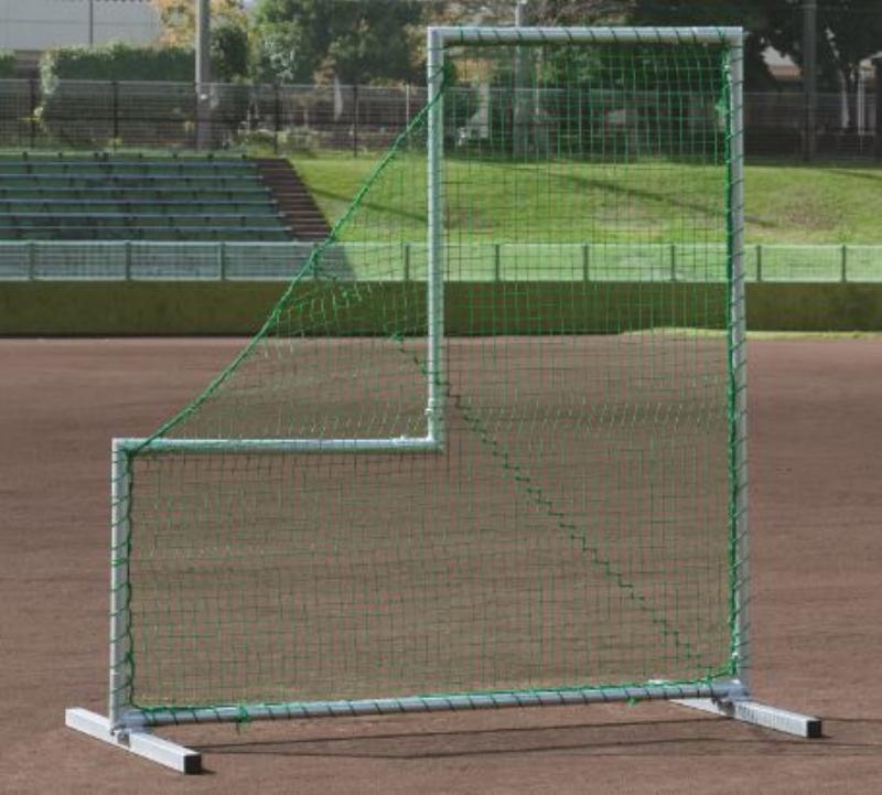 ピッチャー ネット DXS 幅200×奥行100×高さ205cm 緑 グリーン スチール 日本製 EKC211