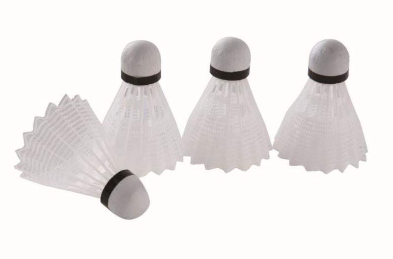 バドミントン シャトル 4個入リ 60g ナイロン 子供 小学校 EKD432
