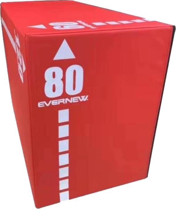 多目的 BOX 幅60×奥行80×高さ120cm 赤 レッド アタック台 筋トレ 瞬発力 強化 トレーニング 運動 体操 ジム EKF340