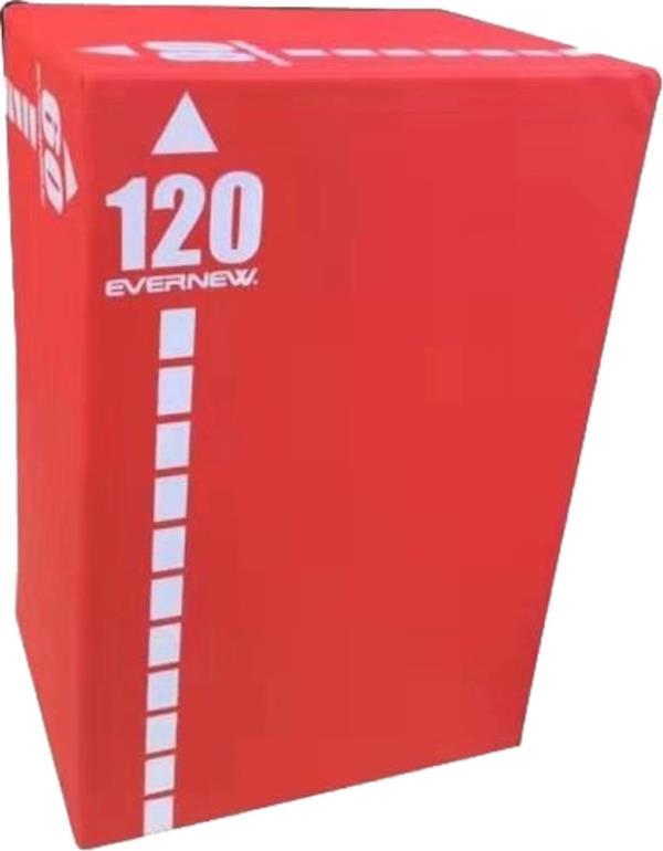 多目的 BOX 幅60×奥行80×高さ120cm 赤 レッド アタック台 筋トレ 瞬発力 強化 トレーニング 運動 体操 ジム EKF340