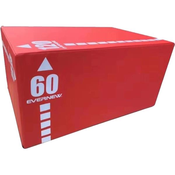 多目的 BOX 幅60×奥行80×高さ120cm 赤 レッド アタック台 筋トレ 瞬発力 強化 トレーニング 運動 体操 ジム EKF340