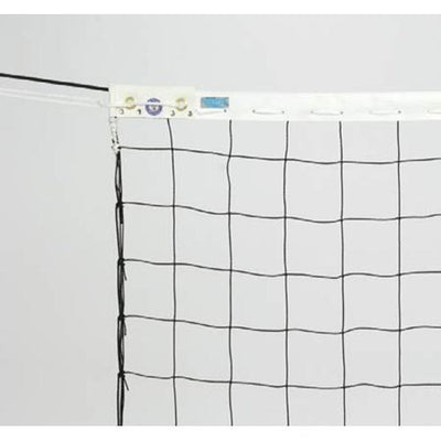 一般用バレーネット/6人制(内蔵式支柱専用)(新規格)ポリエチレン440T/60本スチール/両ワッカ S-3713