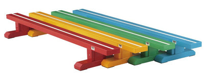 カラー平均台 幅広低型200 黄 S-4169