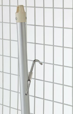 コートブラシ シダ 補強入 フック付 150cm S-4184