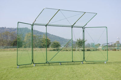 バックネット 9×4 移動式 ヒサシ付 S-4441