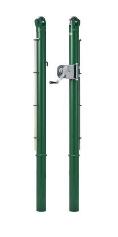 テニス支柱 屋外用 ネットバー付 S-4878