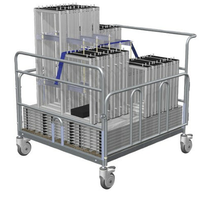 観覧席収納キャリー2段5連用 S-7012