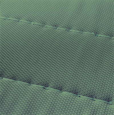 軽量ワイドカラーマット(スベリ止付) 100×200×2 グリーン S-8664