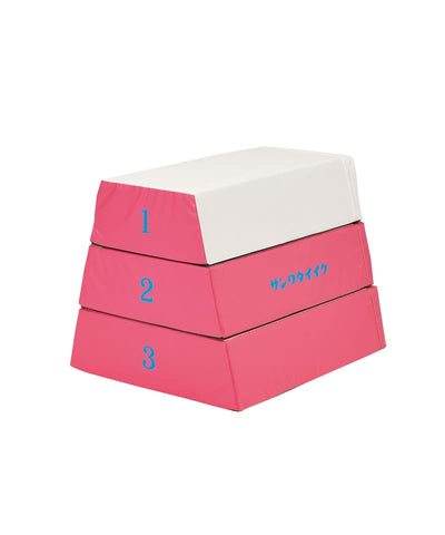 ソフトとび箱 3段 グリーン S-9037G