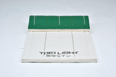 指導ライン入りコンビネーションマット 5cm厚 9号帆布 すべり止め付 120×240×5cm T1332